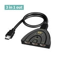 thumbnail image 2 of 4K HDMI-Compatible Switch KVM Splitter Mini 3 Port VIdeo Switcher Hub for DVD HDMI PC Laptop TV, 2 of 7