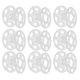 thumbnail image 3 of 100pcs Clear Shirt Buttons Coat Snaps Buttons Invisible Snaps Fasteners Press Stud DIY Sewing Accessories (15mm), 3 of 4