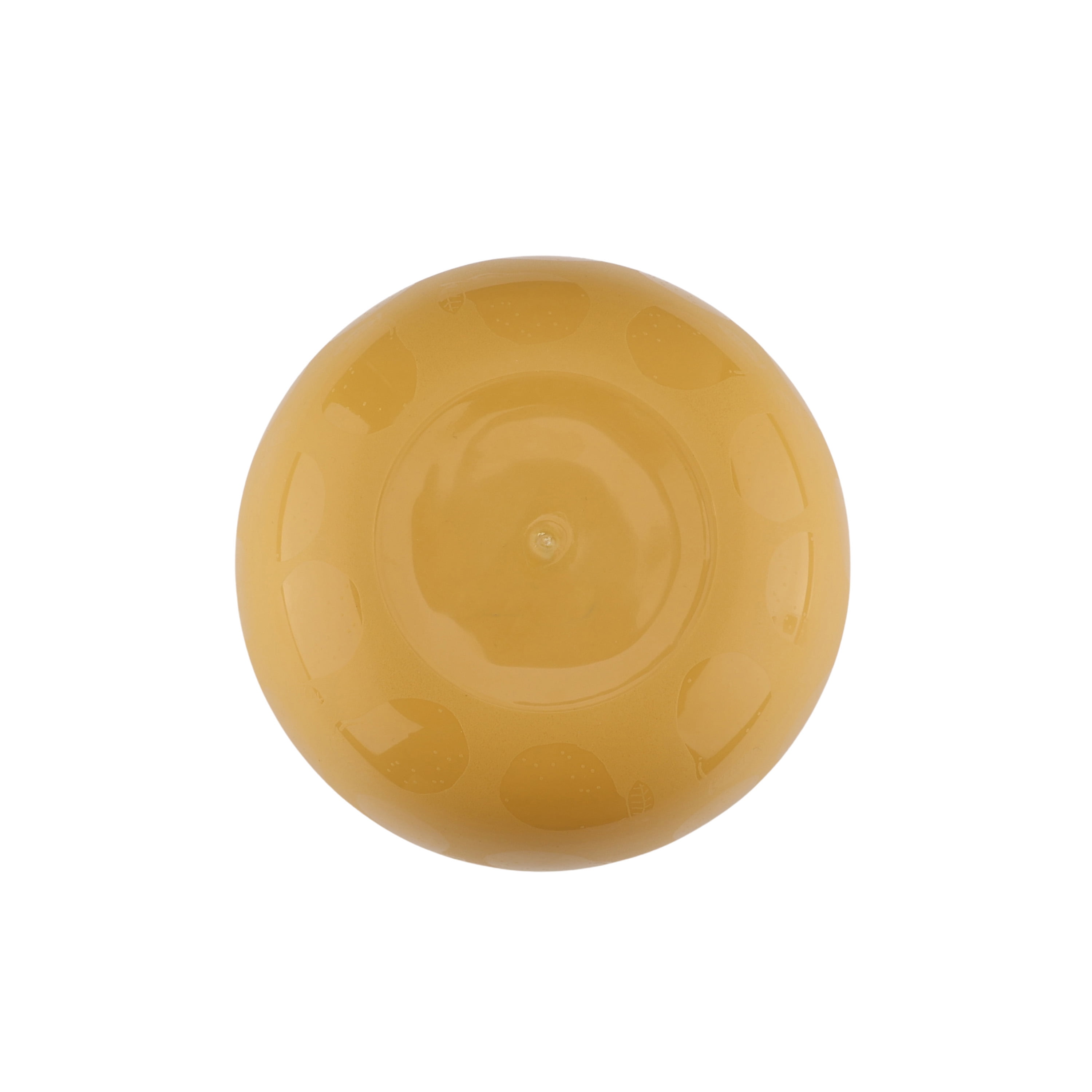 Mainstays Pear Polypropylene Plate, 1 Pack, Yellow