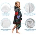 thumbnail image 7 of I Love My Dogs Art Hooded Bath Towel，50"x30" for Ages 3 To 12 Kids, Quick Dry Lightweight Soft Microfiber Hood Beach Towel Cover Up for Kids, 7 of 7