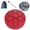 red, variant on Steel Tongue Drum 6 Note Rain Drum Rain Drums for Outside Garden, Handpan Meditation Drums with Mallet, Easy to Play, for Meditation, Yoga & Zen Gifts