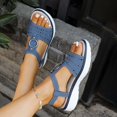thumbnail image 6 of Women's Hollow Out Breathable Sport Sandals Casual Summer Walking Shoes with Soft Cushion Insole Comfortable Fashion Sneaker Sandals, 6 of 9