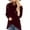 Wine, variant on Ichuanyi Womens Fall Tops, Women Autumn Winter Long Sleeve Casual Solid Sweatshirt Pullover Top Blouse