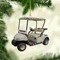 thumbnail image 7 of Personalized Golf Bag Christmas Ornaments Gift for Golf Lover Custom Golf Bag Ornament Ornament for Christmas Tree Hanging Gifts Golf Gifts for Men Dad Golf Cart Ornament (GCO15) - 3292 (Red), 7 of 7