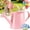 Pink, variant on White Watering Can Metal - 1 L for Outdoor Indoor Plants, Lawn & Garden Irrigation Tool