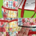 thumbnail image 5 of Garden Tool Bag,Pioneer Flower Floral Print Pattern Garden Tool Organizer,Garden Gifts,Waterproof Multi-Pocket Garden Tool Storage 11.8x5.5x11.4 Inch(Tools NOT Included), 5 of 6