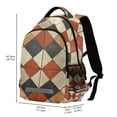 thumbnail image 2 of FORMRS Kids School Backpack Elementary Student Unisex Travel Bookbag with Reflective Stripes, Checkered Pattern, 2 of 7