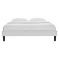 thumbnail image 3 of Modway Reign Full Performance Velvet Platform Bed Frame in Light Gray, 3 of 4