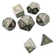 thumbnail image 5 of De Dados Numéricos Poliédricos De Metal Sólido De 7 Piezas Para MTG DND RPG Party toys Estilo 2, 5 of 6