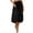 Black, variant on Xixinqiwan Women’s A-Line Midi Skirts Elastic High Waist Flowy Swing Casual Skirt for Beach Party Holiday