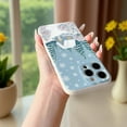 thumbnail image 4 of SKLYDDI Multicolor Snowy Forest for iPhone 13 Pro Case - Red Berries, Snowflakes, Light Blue House, TPU Flexible, Aesthetic Cute, 4 of 7