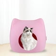 thumbnail image 1 of Cama acolchada para mascotas Colco Cueva de la cama del gato Rosa, 1 of 7