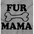 thumbnail image 2 of Fur Mama Cute Pet Owner Cat Dog Mom Womens Plus Size Graphic Zipper Hoodie Brisco Brands 3X, 2 of 5