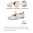 thumbnail image 5 of Bkhluea Women Patent Lace-Up Ballet Flats Comfortable Footwear For Office Work Party Daily Casual Outdoor Activities, 5 of 7