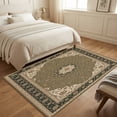 thumbnail image 4 of Area Rugs 4'x6'. Brown Boho Carpet Runner Indoor Outdoor Rugs Home Decor Aesthetic, Vintage Ethnic Tribe Abstract Art Non Slip Mats Washable Accent Rug for Living Room Bedroom, 4 of 7