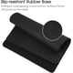 thumbnail image 3 of Mouse pad/large mouse pad 600x300mm | XL mouse pad | desk pad/gaming mouse pad | rubber base for a stable grip on smooth surfaces (60x30 black), 3 of 4