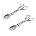 thumbnail image 1 of Utensilios compactos para servir, pinzas pequeñas de acero inoxidable para actividades al aire libre y aperitivos, herramientas de cocina duraderas de calidad alimentaria para cocinar, bufés,, 1 of 5