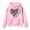 Pink, variant on Toddler Valentines Day Sweatshirt Boys Girls Valentine Love Heart Graphic Outfit Long Sleeve Tops For Kids Sweatshirt For Girls Black 4 Y-5 Y