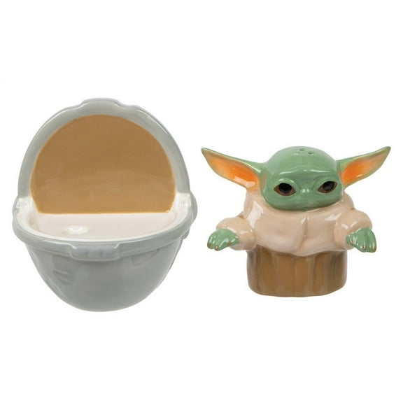 The Mandalorian The Child Salt & Pepper Shakers Set, Grogu & Pod Figur