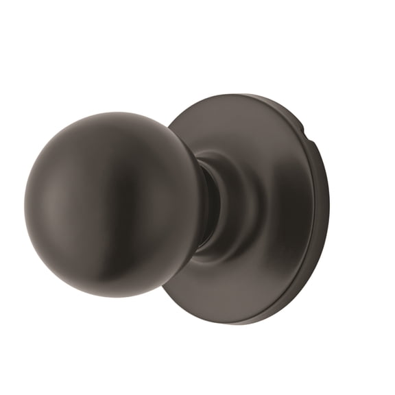 Hyper Tough Interior Non-Locking Ball Passage Hall & Closet Doorknob Matte Black Finish