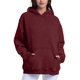 thumbnail image 5 of Sudadera con capucha Hatant Oversize Heavyweight para mujer 2025, 5 of 6