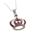 thumbnail image 2 of Swarovski Crystal Crown Charm - Medium Size - Pink - NE-N3329PK, 2 of 2