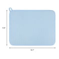 thumbnail image 6 of Unique Bargains Microfiber Kitchen Drying Mat with Lanyard Blue 15.7*11.8 inch, 6 of 6