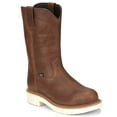 thumbnail image 2 of Justin Original Workboots Mens Dc Cream 11 Inch Electrical Steel Toe, 2 of 5