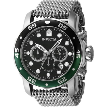 Invicta Mens Pro Diver Automatic Chronograph Black Dial Watch
