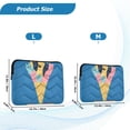 thumbnail image 4 of FORMRS 13"-13.3" Laptop Sleeve Protective Case Soft Carrying Quilted Computer Bag Cover, Colorful Ice Cream Cat, 4 of 7