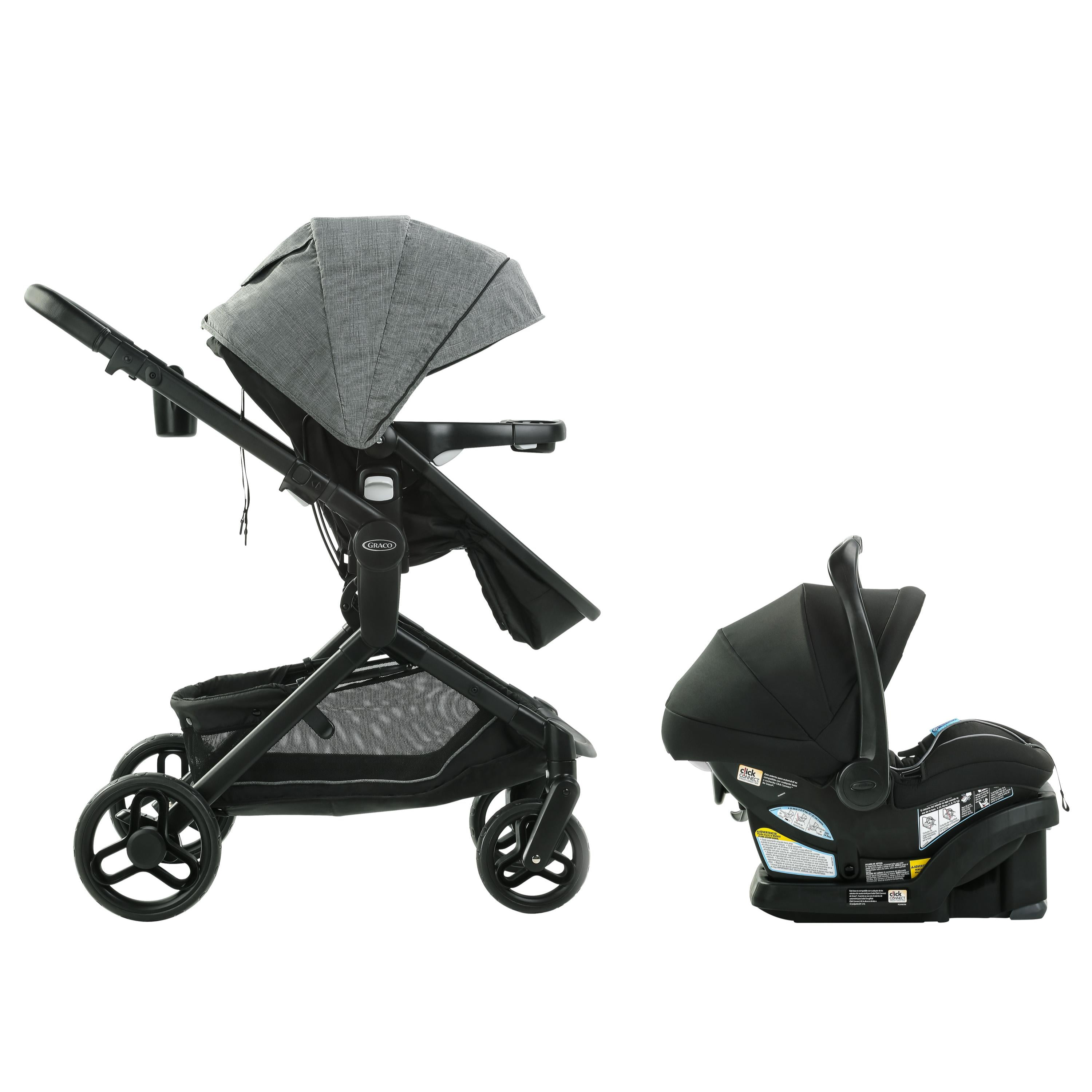 Graco Modes Nest Travel System, 3-in-1 Baby Stroller and Infant Car Seat Combo, Rear-Facing from 1.8-16 kg (4-35 lb)