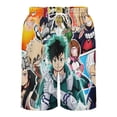 thumbnail image 4 of My Hero Academia Short Sweatpants Summer Daily Cozy Lounge Shorts 3D Printed Beach Shorts Sweatpants With Drawstring And Pockets, 4 of 7