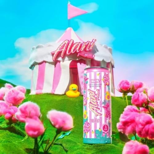 Alani Nu Limited Special Edition Variety Pack – Cotton Candy & Strawberry Sunrise, 12 fl oz (8 Cans)