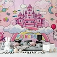 thumbnail image 3 of Muravie Princess Castle Boy with Unicorn Wallpaper, 3 of 3