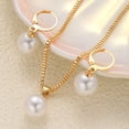 thumbnail image 3 of Ensemble de Bijoux Imitation Perle avec Collier et Boucles d'Oreilles pour Femmes, 3 of 9
