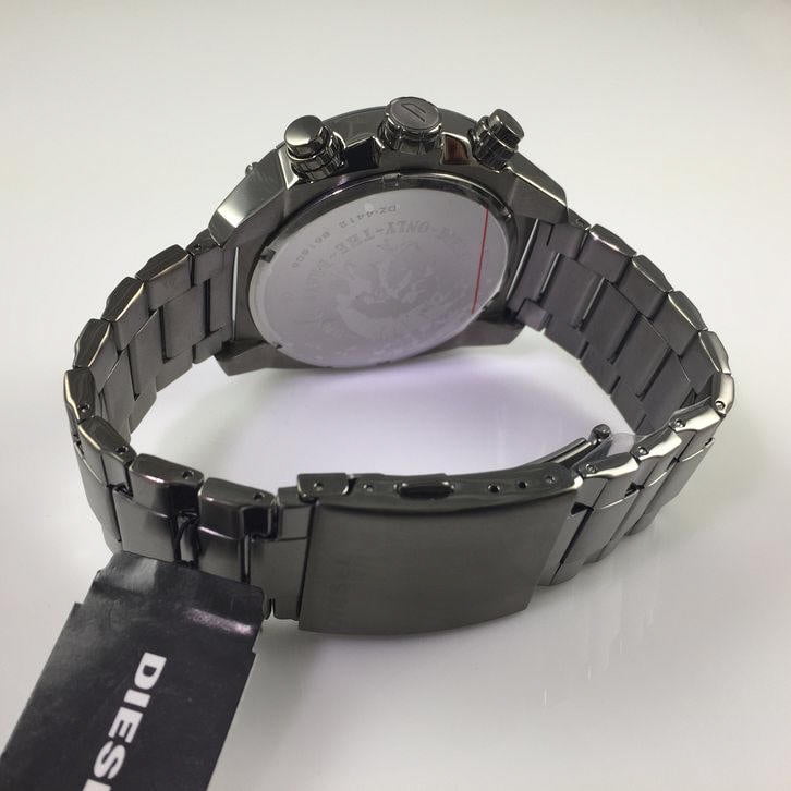 Diesel Men s Overflow DZ4412 Grey Stainless Steel Quartz Diving