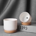 thumbnail image 3 of Flowerpot With Saucer Indoor Outdoor Drainage Holes Small Large Plant Pot, 3 of 9