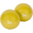 Weighted Exercise Toning Ball Set of 2 By Trademark Innovations (5