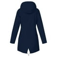 thumbnail image 3 of Rigardu Clearance Sale Winter Coats for Women Women's Autumn and Winter Warm Long Hooded Quilted Jacket Womens Coats Blue Xl, 3 of 4