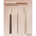 thumbnail image 4 of Leo Jaymz DIY ST Style Electric Guitar Kits with Poplar Body and Maple Neck - Laurel Fingerboard and All Components Included (ST, 4 of 8