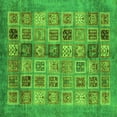 thumbnail image 1 of Ahgly Company Indoor Square Abstract Green Modern Area Rugs, 5' Square, 1 of 4