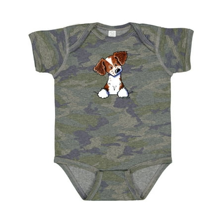 

Inktastic Pocket Brittany Spaniel Gift Baby Boy or Baby Girl Bodysuit