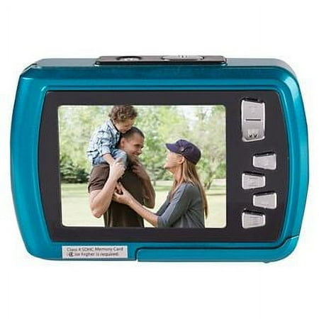 Polaroid - 16MP Waterproof Digital Camera - Teal