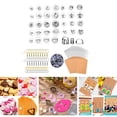 thumbnail image 1 of Kit de suministros para troqueles de corte de aretes, troqueles de corte de metal con ganchos para las para manualidades de aretes de 135 piezas Macarena Molde para cortar pendientes, 1 of 8