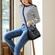 thumbnail image 2 of Sywqhk Bolso Bandolera De Moda Para Mujer, Bolso De Hombro De Cuero Suave (Negro) Sywqhk Para estrenar, 2 of 8