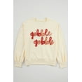 thumbnail image 6 of Redhotype Cozy Thanksgiving Pullover - Embroidered Drop Shoulder for Women, 6 of 8