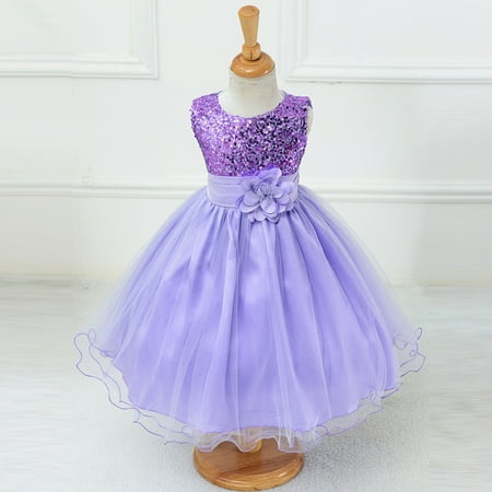 

Gotyou Girl s Toddler Mesh Princess Dress Sequin Long Sleeve Tulle Dress Bridesmaid Pageant Gown