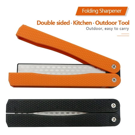 

Folding sharpener outdoor double-sided sharpener kitchen whetstone outdoor knife sharpener