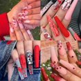 thumbnail image 5 of Pegatinas holográficas 3D con forma de corazón y lentejuelas brillantes para uñas de San Valentín, con forma de estrella, 12 celdas láser, con forma de corazón y mariposa, para uñas acrílicas., 5 of 5