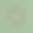 thumbnail image 7 of No. 918 Ravenna Embroidered Medallion Sheer Rod Pocket Curtain Panel, 50"W X 84"L, Pastel Green, 7 of 7